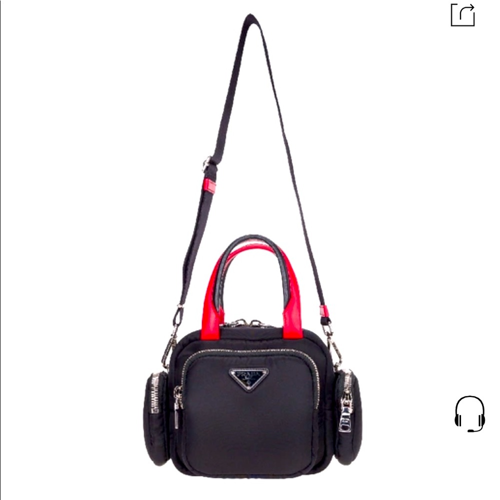 Nylon cargo top-handle bag